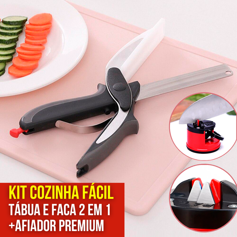 Kit Cozinha Fácil - Prepare Seus Alimentos 3x Mais Rápido