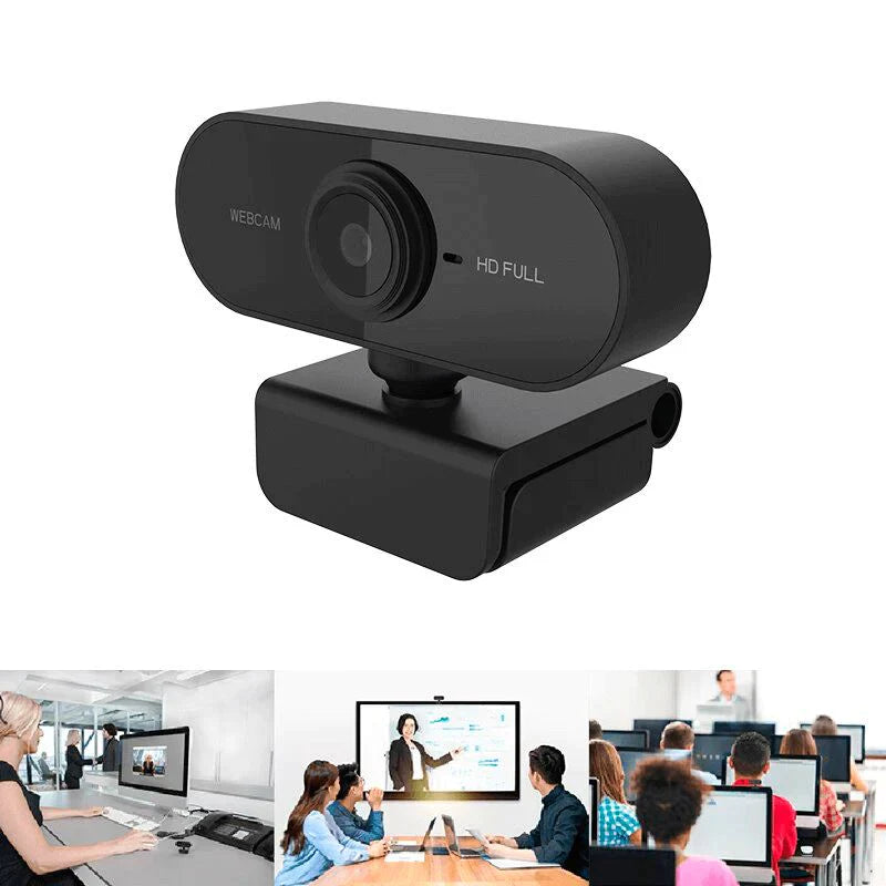 Webcam Full HD 1080p com Microfone Integrado