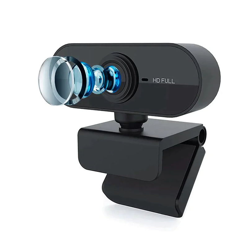 Webcam Full HD 1080p com Microfone Integrado